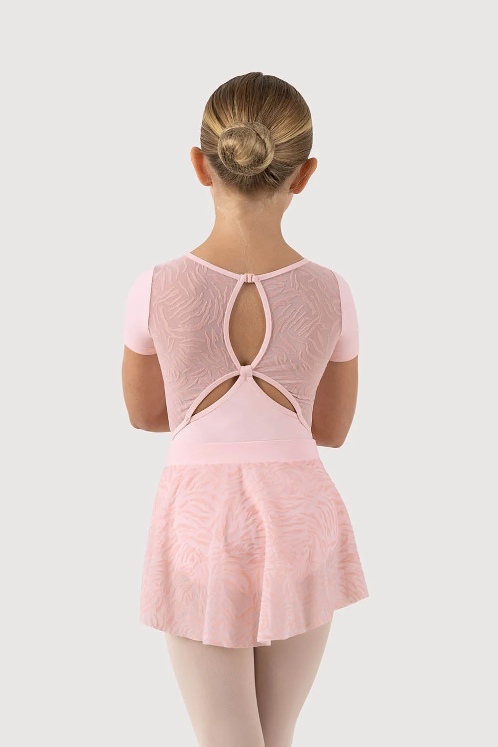 A51171G - Bloch Olivia Flocked Mesh Girls Skirt