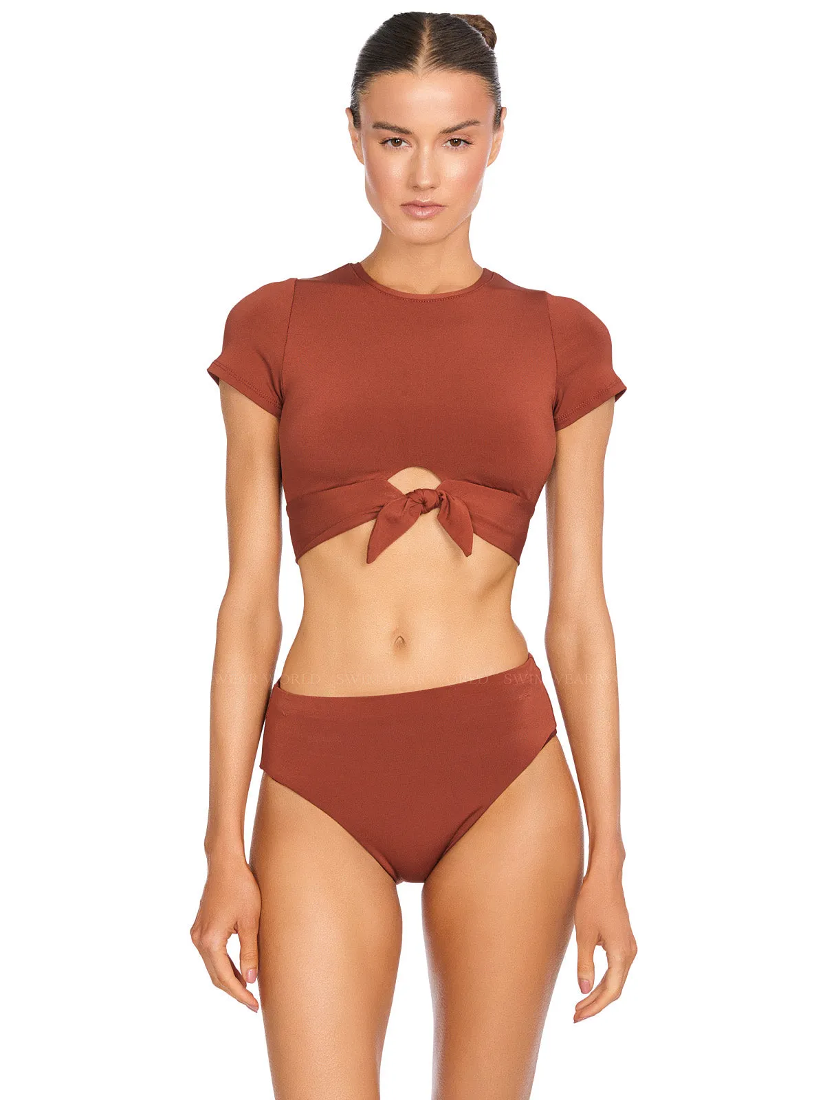 Ava T-Shirt-Ava High Waist Bikini ::RET