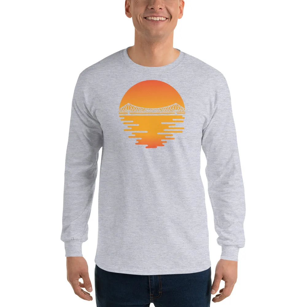 Bengali Ultra Cotton Long Sleeve T-Shirt - Howrah by the Dawn