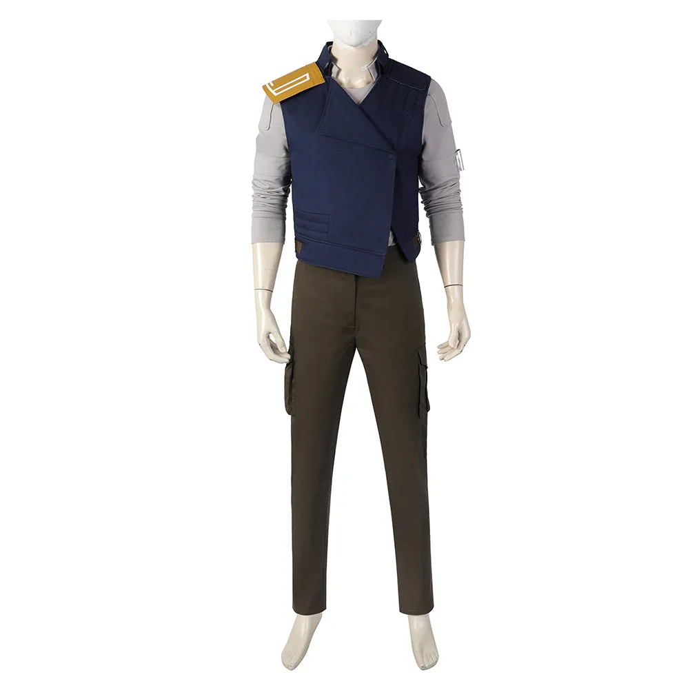 Cal Kestis Cosplay Costume Top Pants Belt Outfits Halloween Carnival Suit
