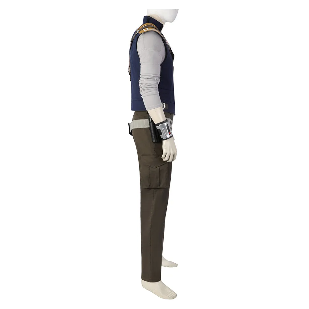 Cal Kestis Cosplay Costume Top Pants Belt Outfits Halloween Carnival Suit
