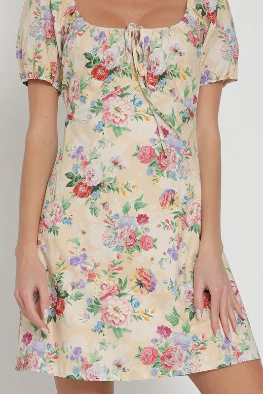 CARINA FLORAL DRESS