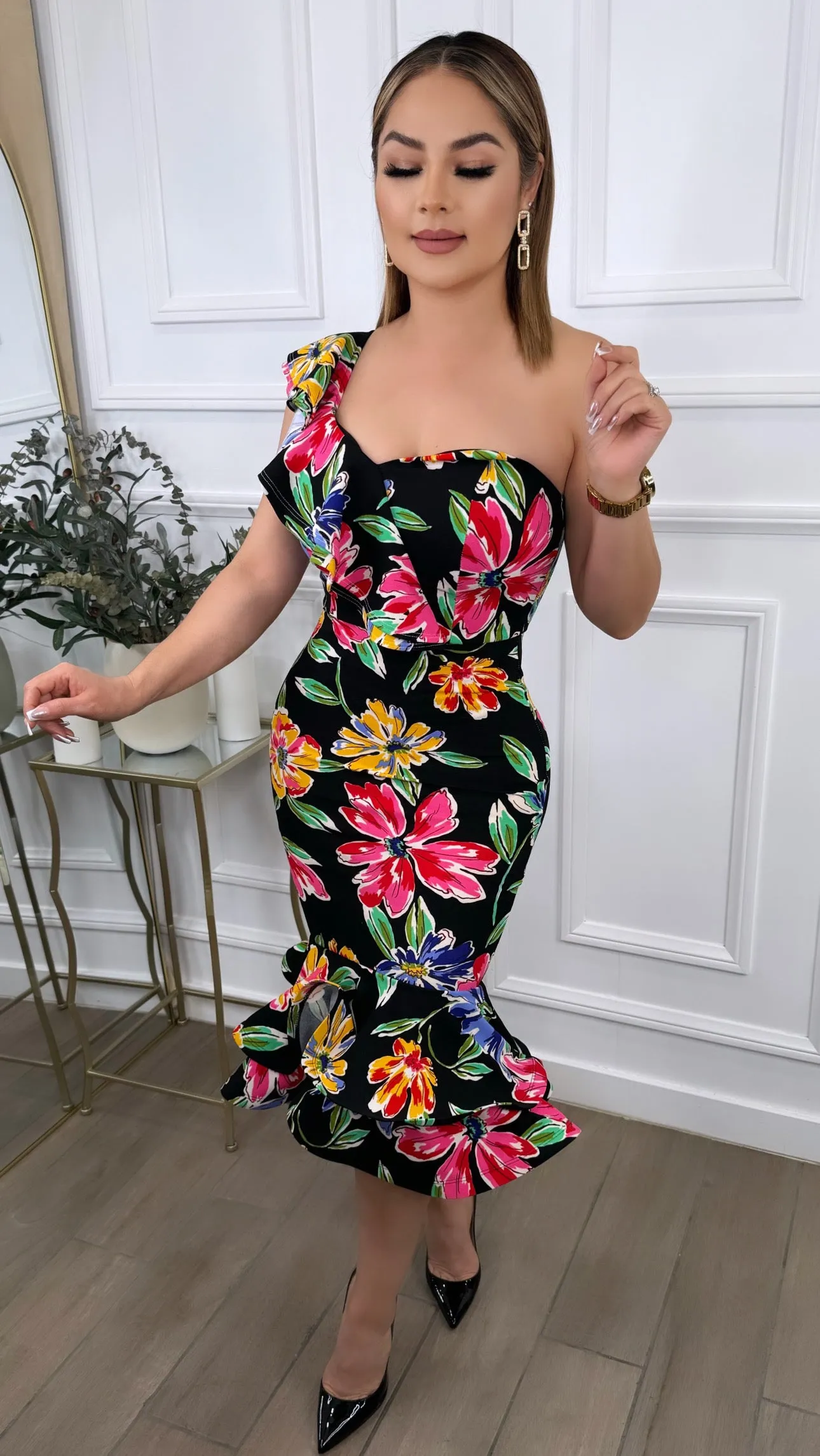 CARMEN BLACK DRESS