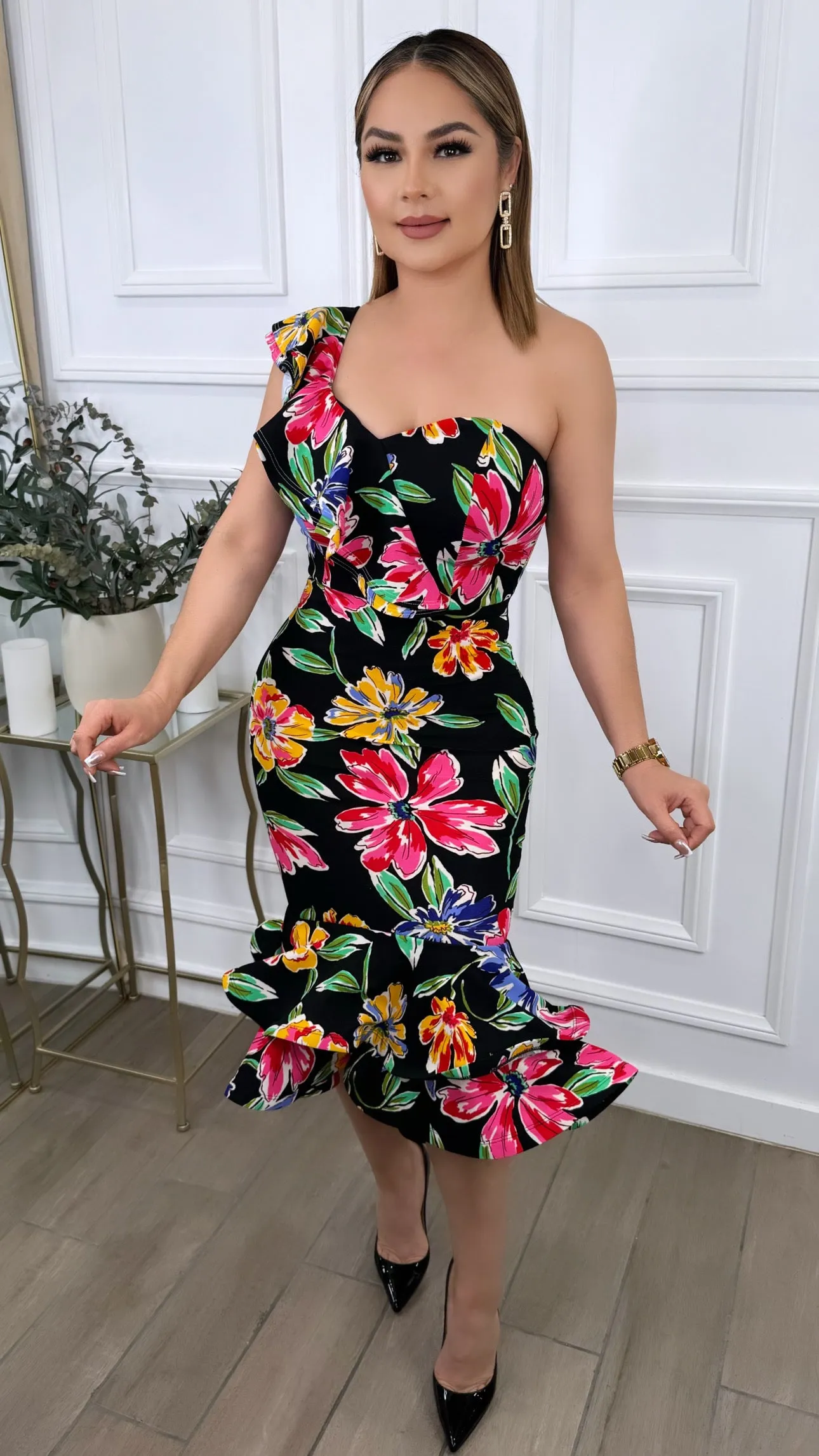 CARMEN BLACK DRESS