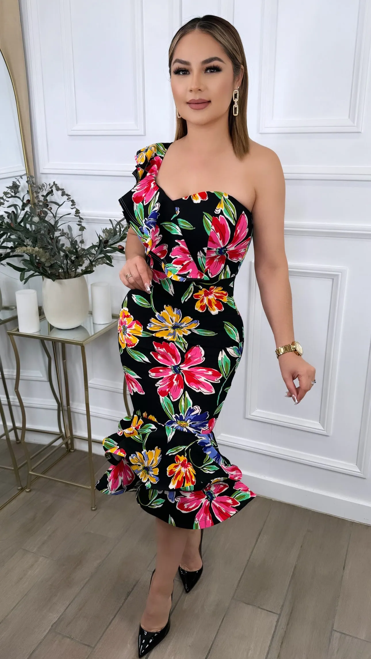 CARMEN BLACK DRESS