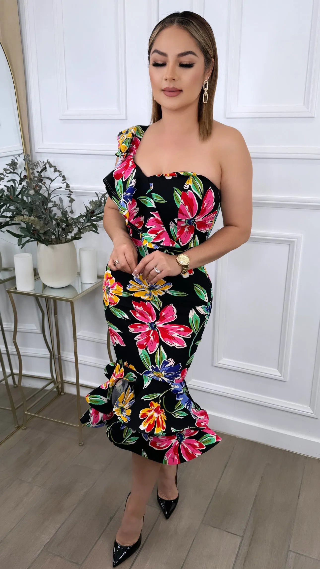 CARMEN BLACK DRESS