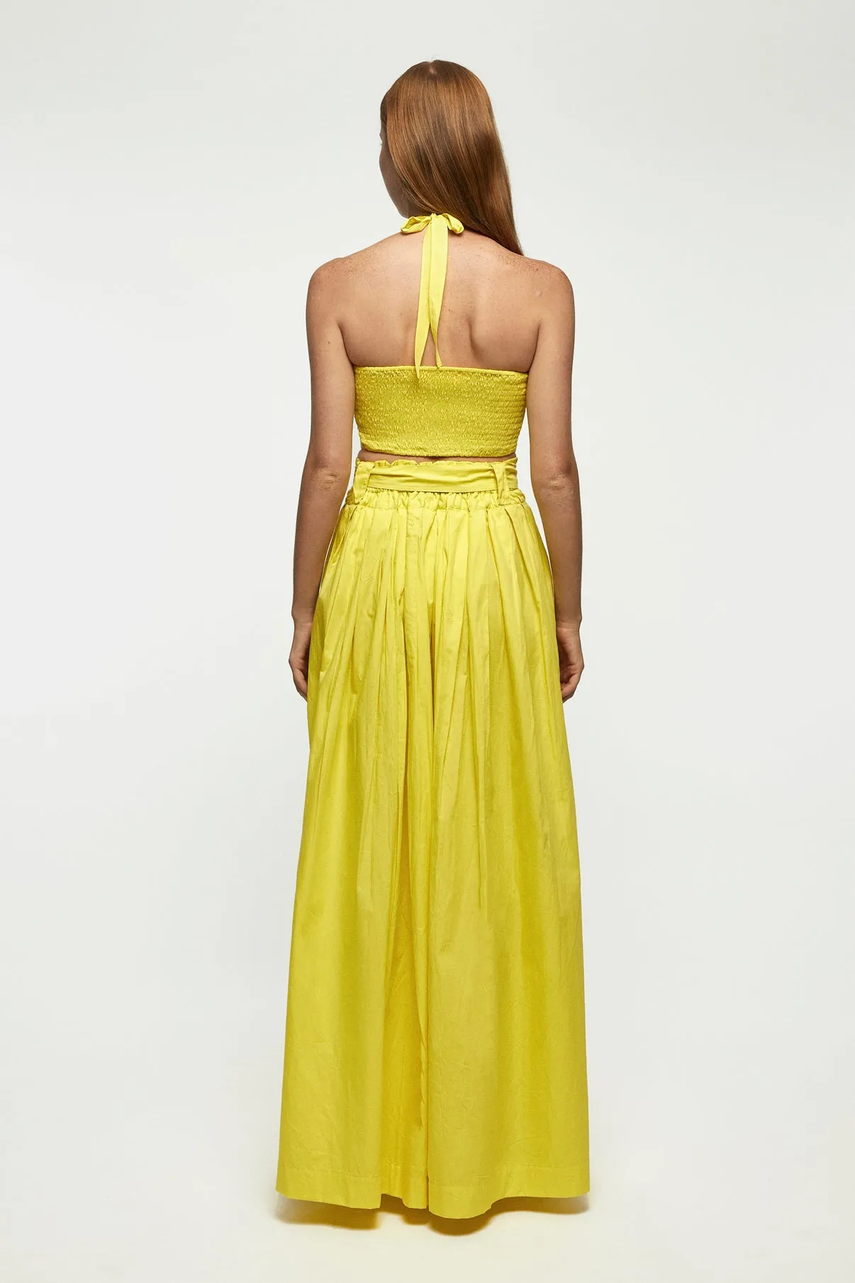 Cross Body Crop | Tie Up Maxi Skirt