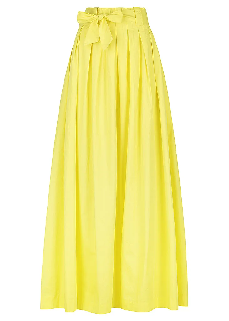 Cross Body Crop | Tie Up Maxi Skirt