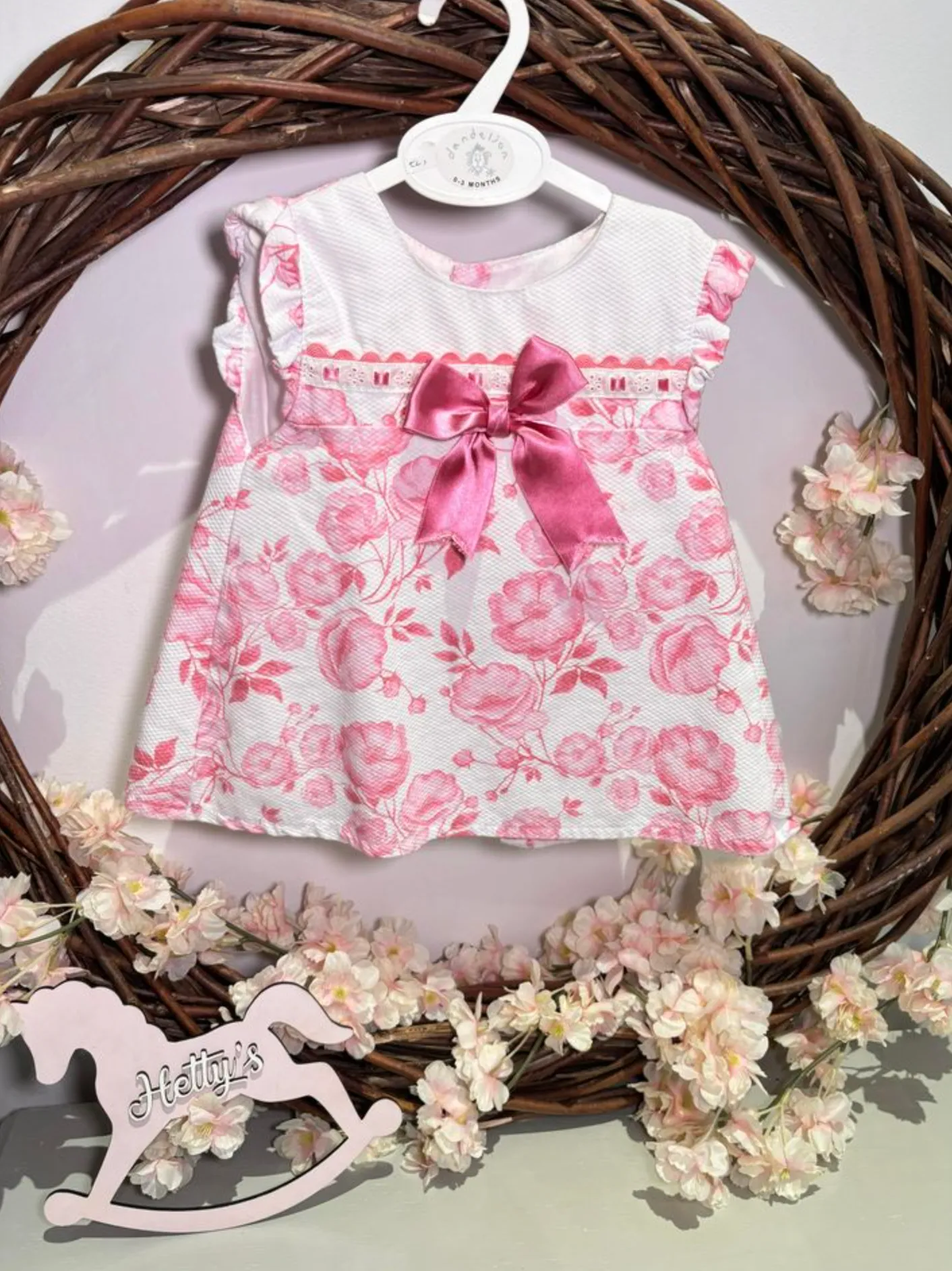Dandelion Pink Floral Dress
