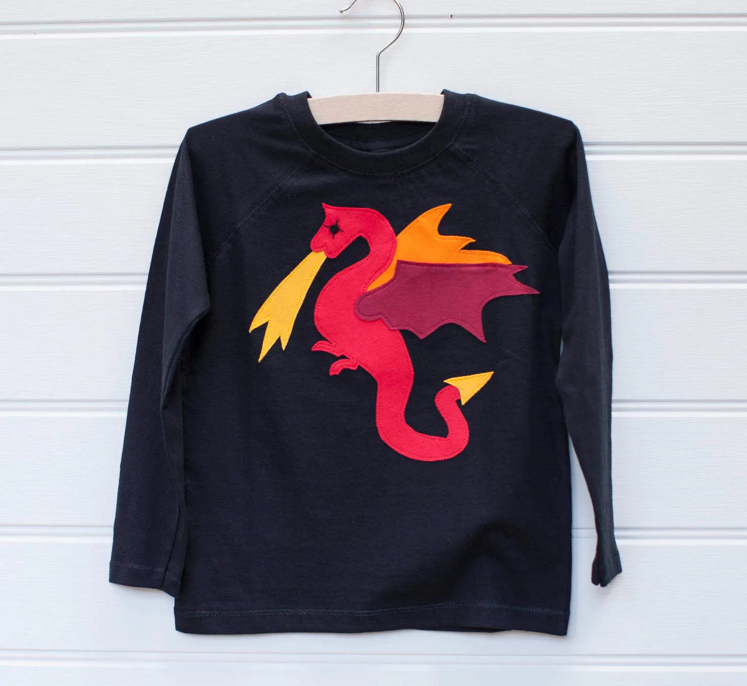 Dragon - Long Sleeved T-shirt - Black