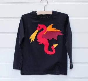 Dragon - Long Sleeved T-shirt - Black