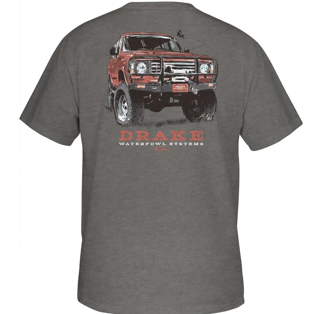 Drake Red 4X4 Short Sleeve Tee