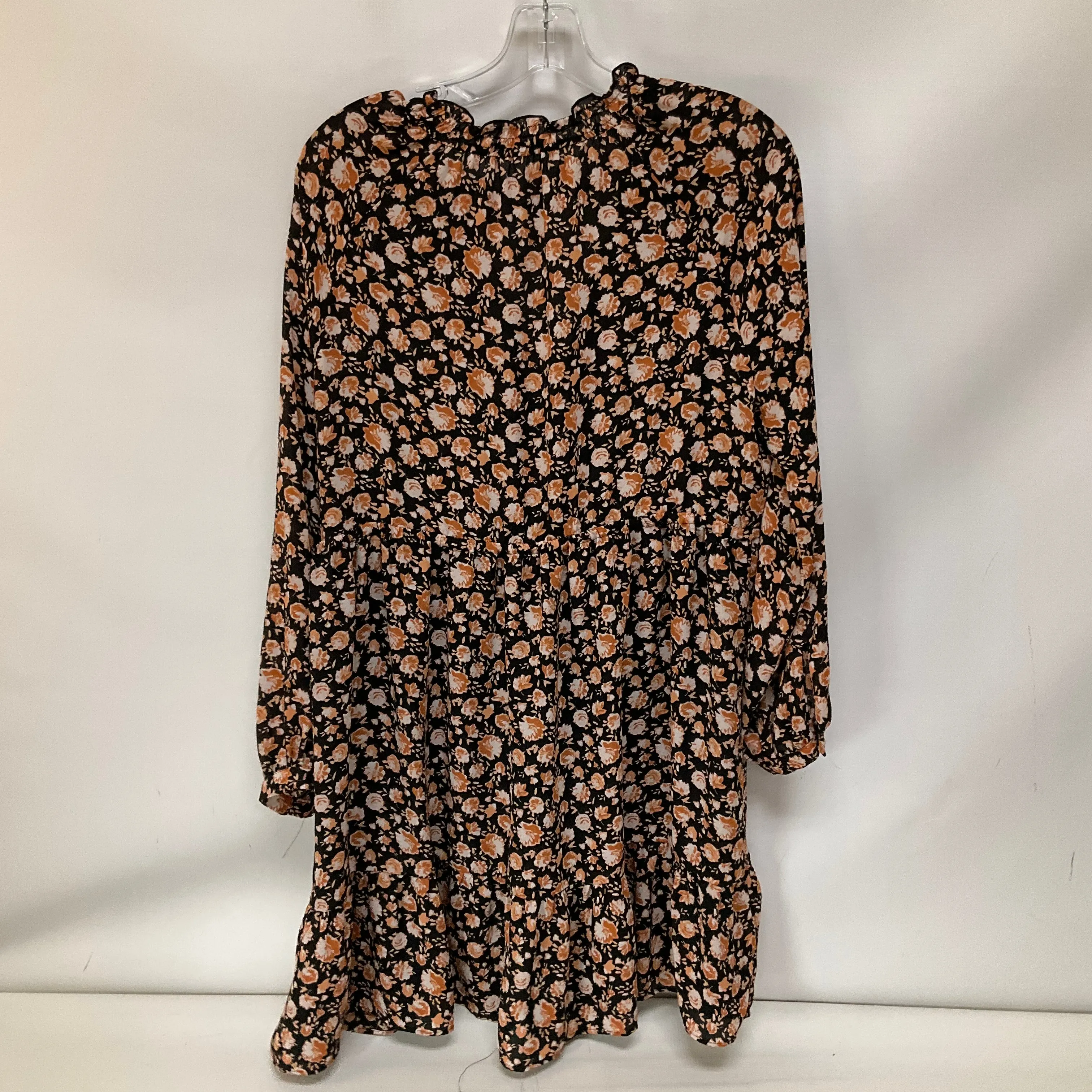 Dress Casual Short By Zara In Floral Print, Size: Xs