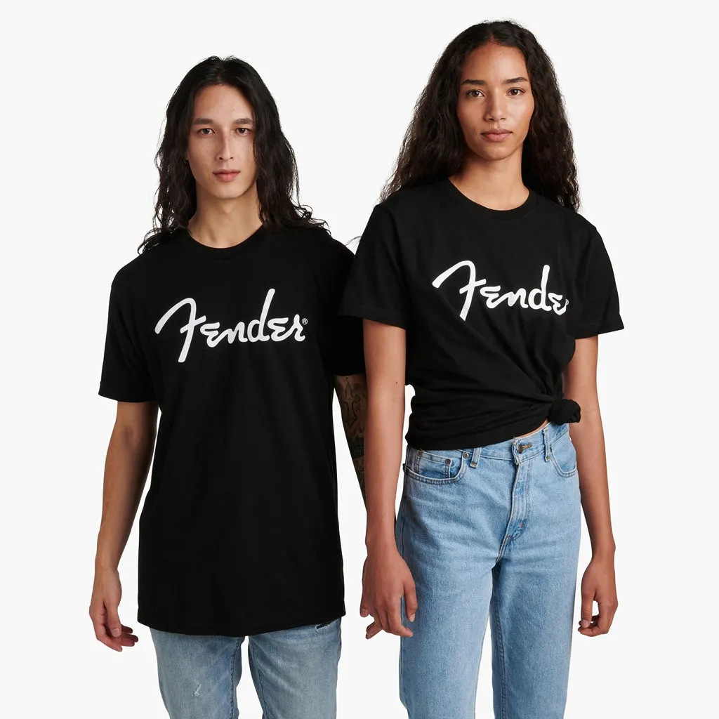 Fender - Spaghetti Logo T-Shirt, Black, L