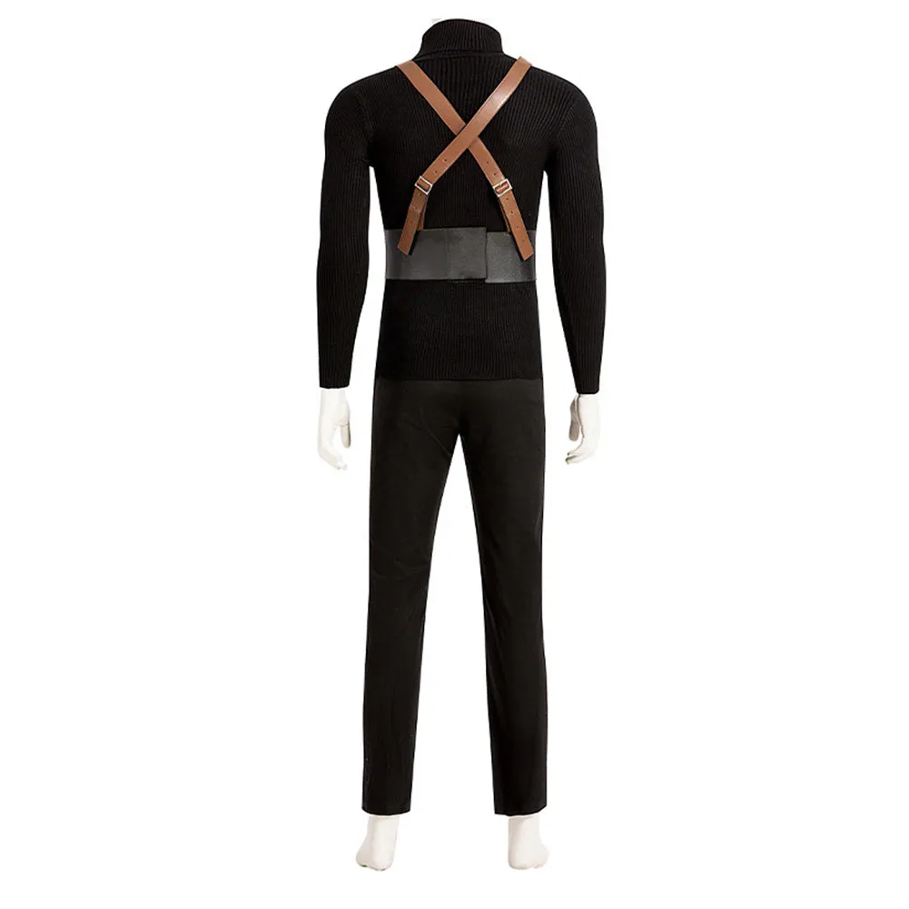 Final Fantasy VII Sephiroth Black Suit Game Character Cosplay Costume Outfits Halloween Carnival Suit