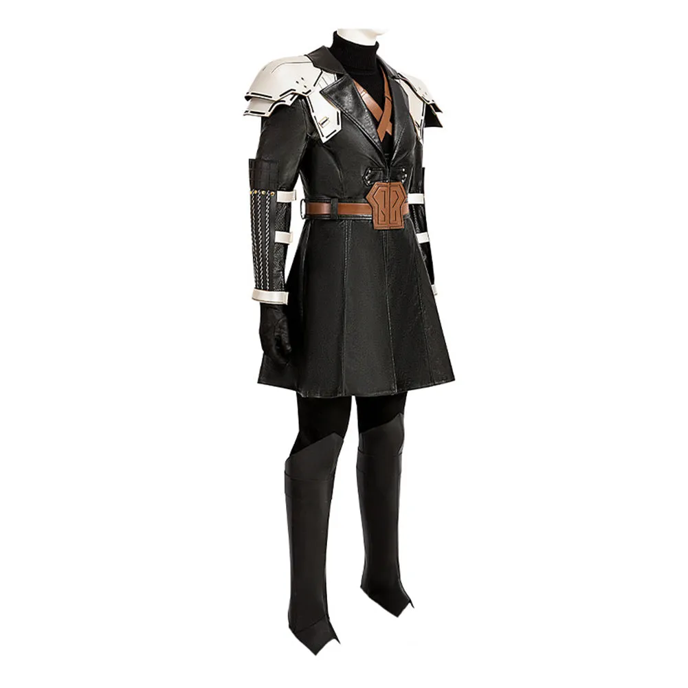Final Fantasy VII Sephiroth Black Suit Game Character Cosplay Costume Outfits Halloween Carnival Suit