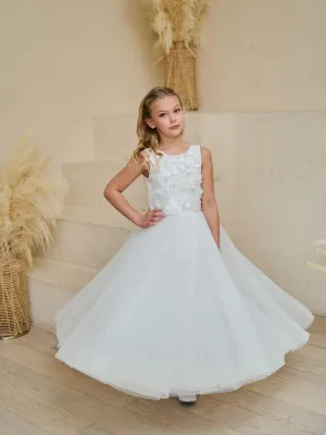 Floral Pearl Beaded Dress DS18