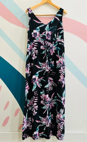 Floral Pregnancy Dress, Lg // Stork & Babe