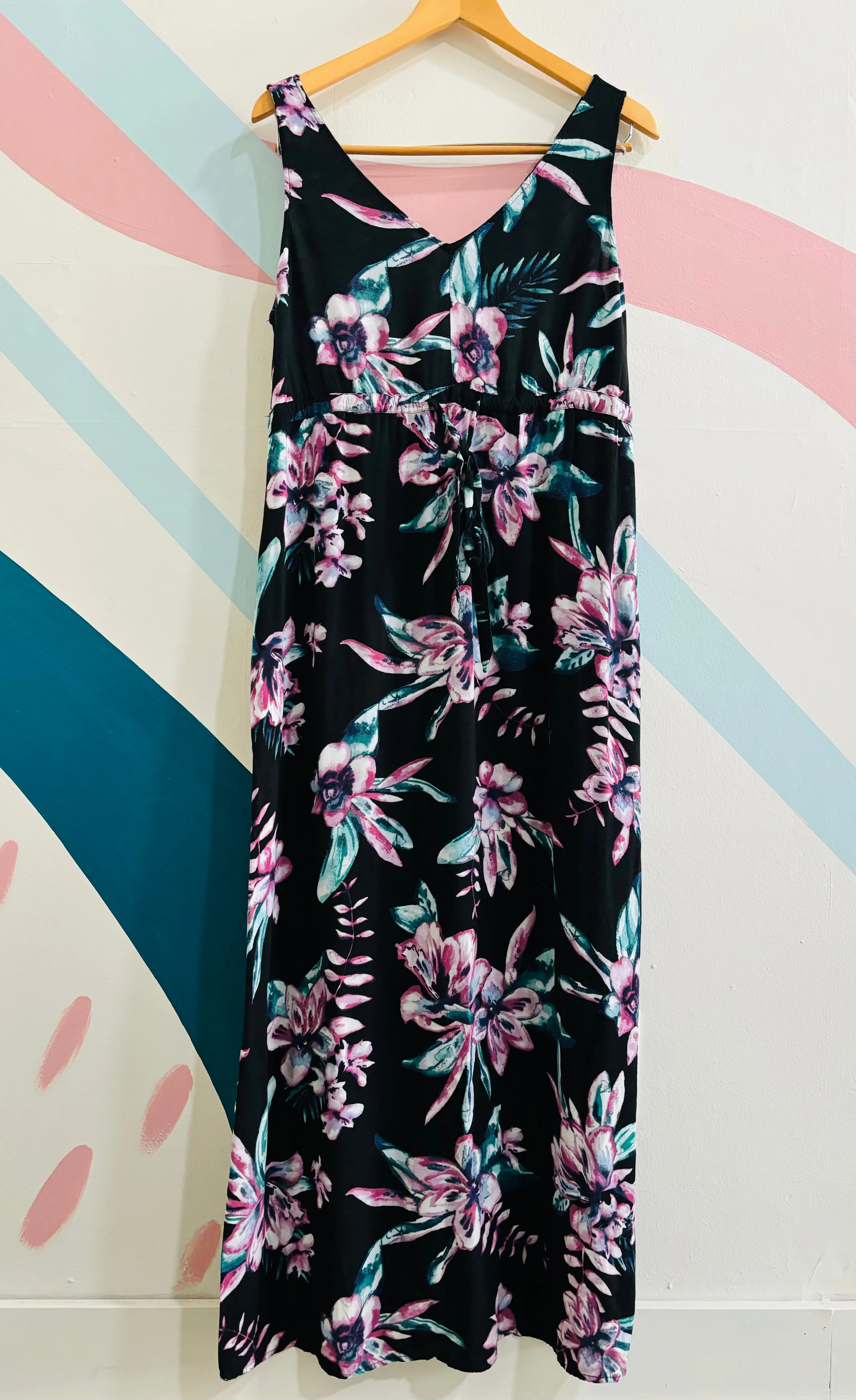Floral Pregnancy Dress, Lg // Stork & Babe