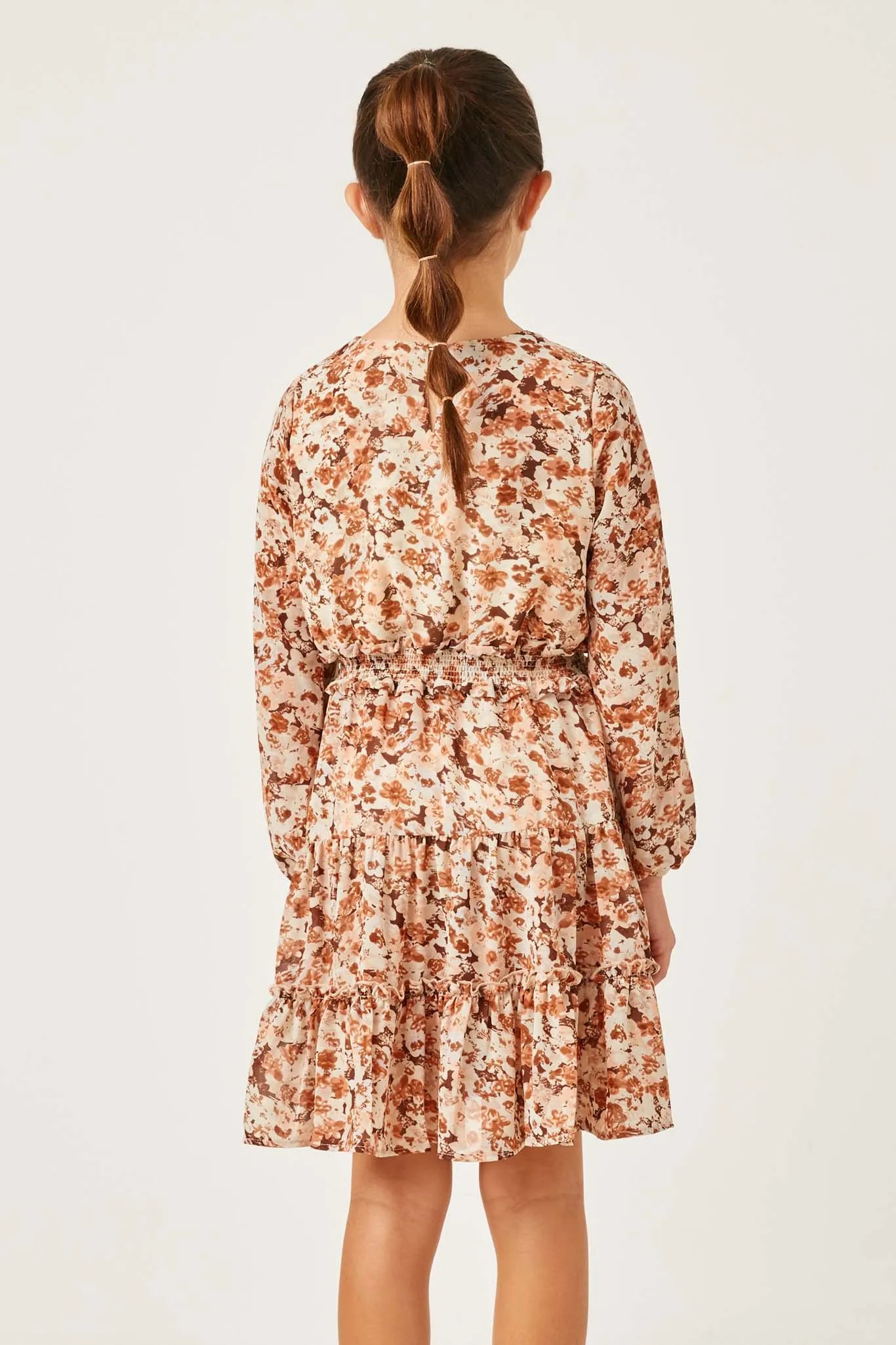 Floral Smock Waist Dress