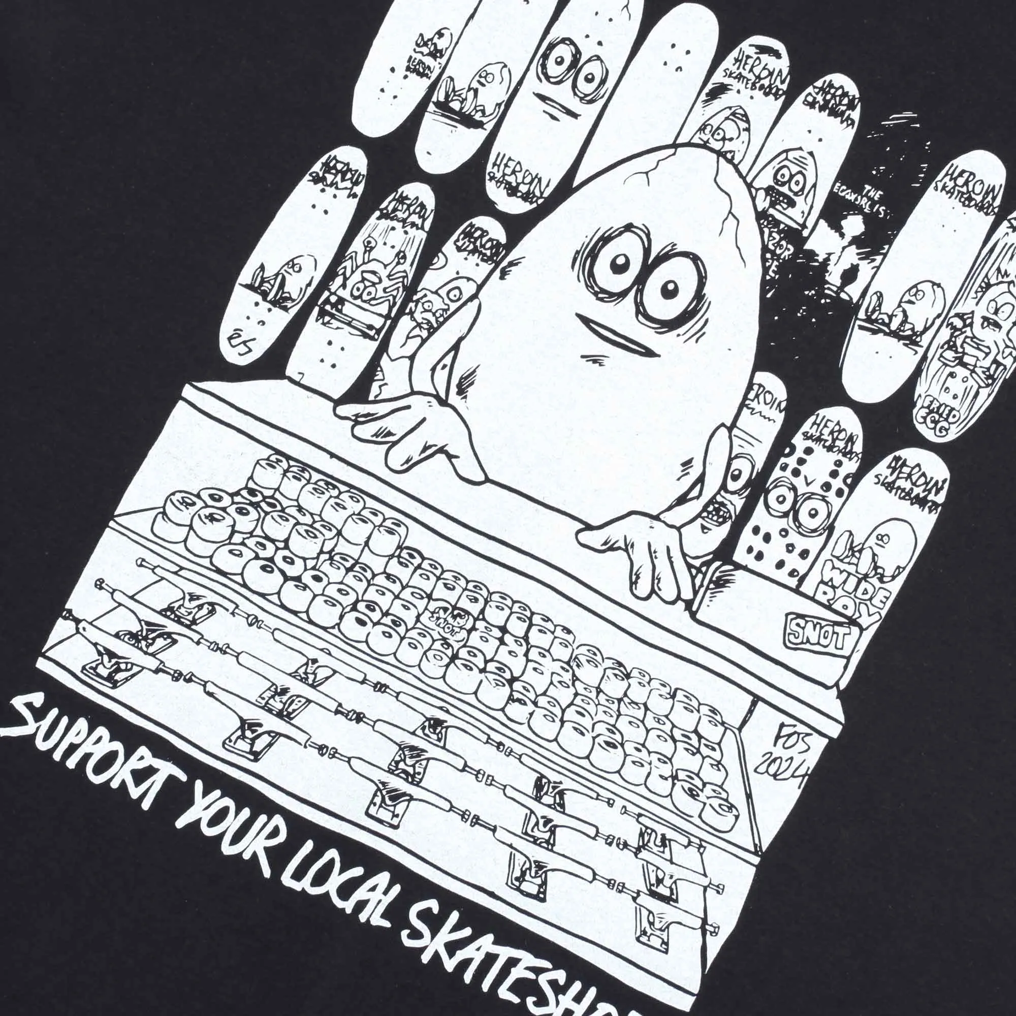 Fos 'SSD24' T-Shirt (Black)