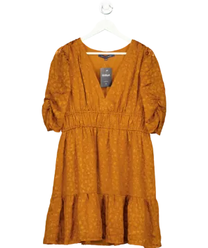 French Connection Brown Floral Dress UK 16