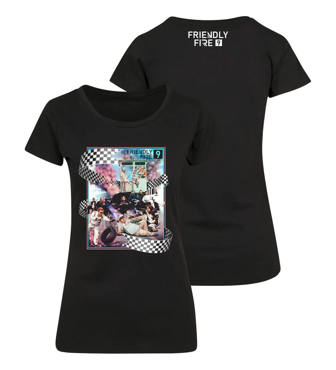 Friendly Fire - Racing Team - T-Shirt tailliert