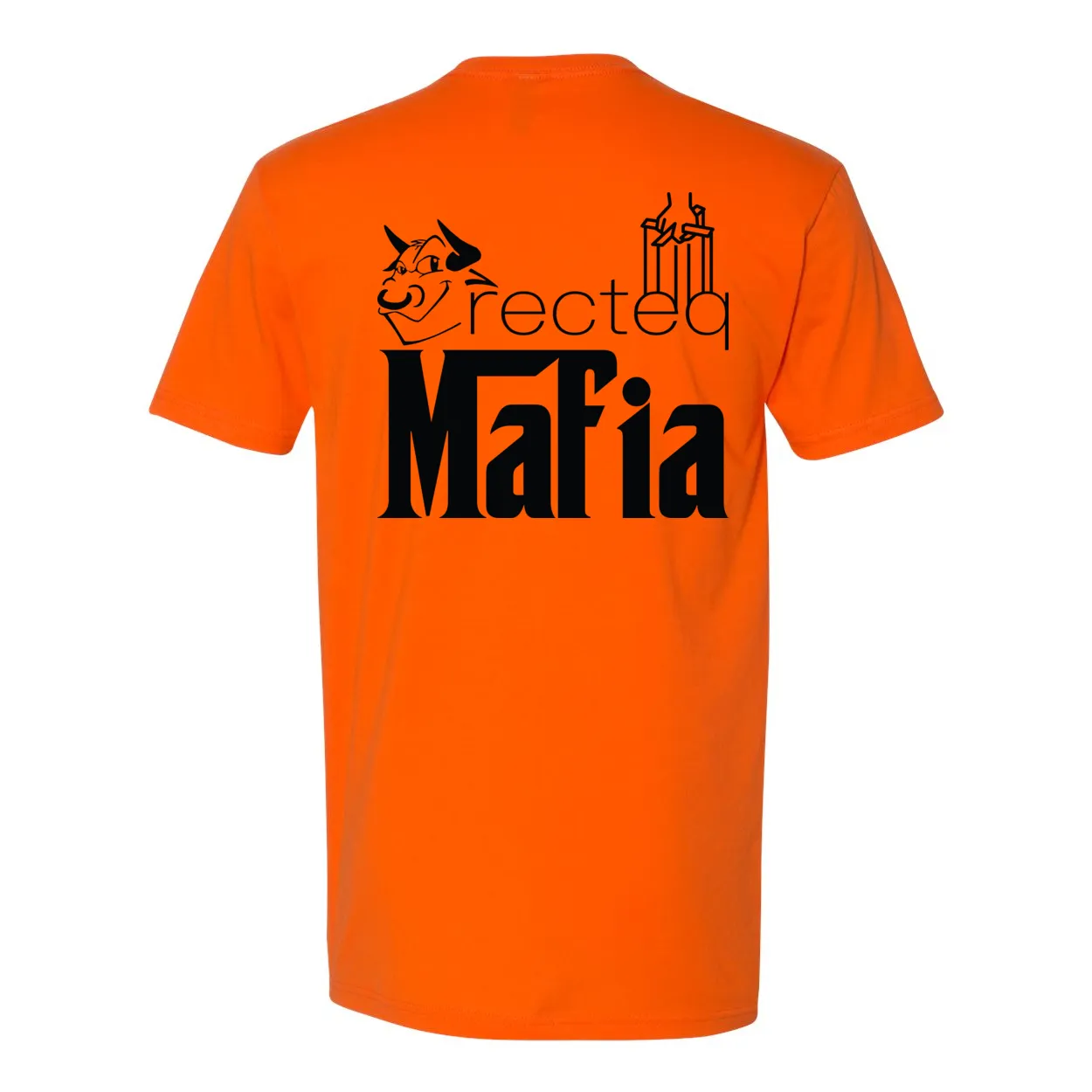 Front & Back Print Mafia 1 Black Print