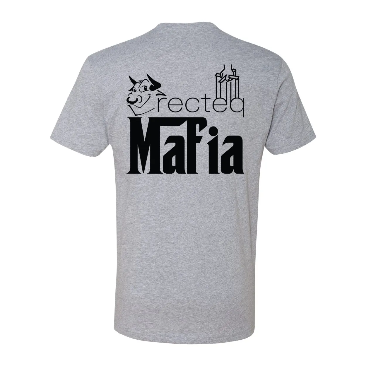 Front & Back Print Mafia 1 Black Print