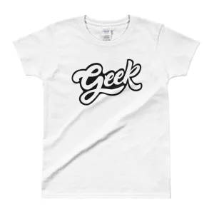Geek T Shirts Nerd T Shirt White Geek Nerd T Shirt for Women