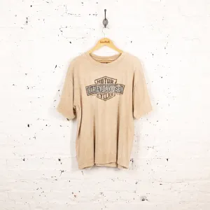 Harley Davidson Denver Colorado T Shirt - Beige - L