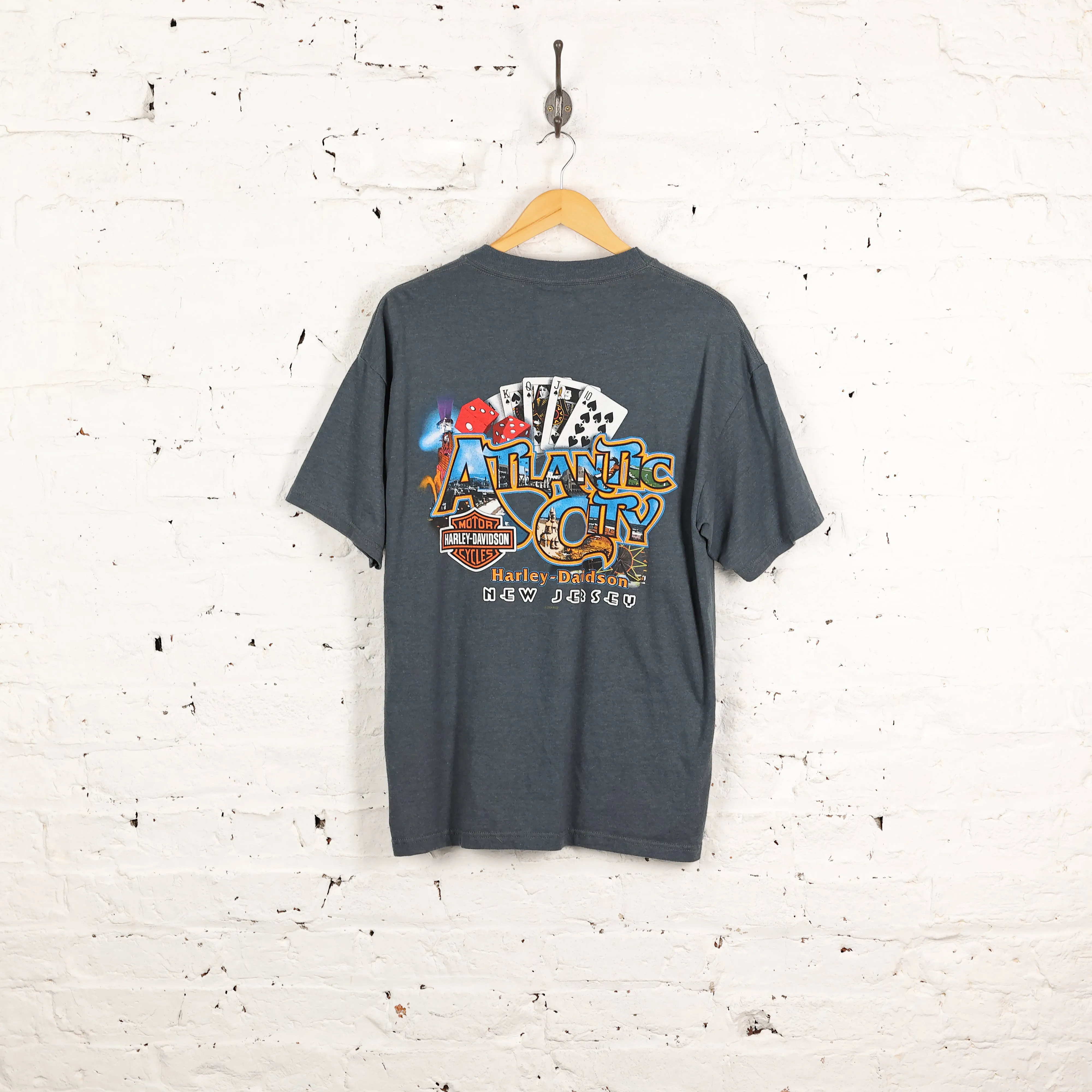 Harley Davidson Milwaukee Dealership T Shirt - Blue - L