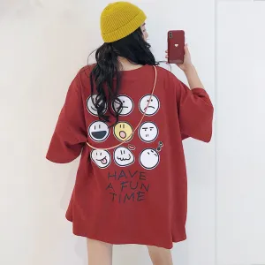 “HAVE A FUN TIME”T-SHIR N081203