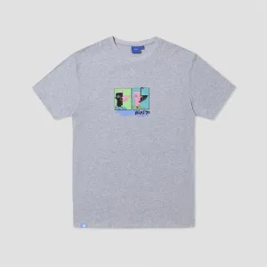 Helas '90' T-Shirt (Heather Grey)