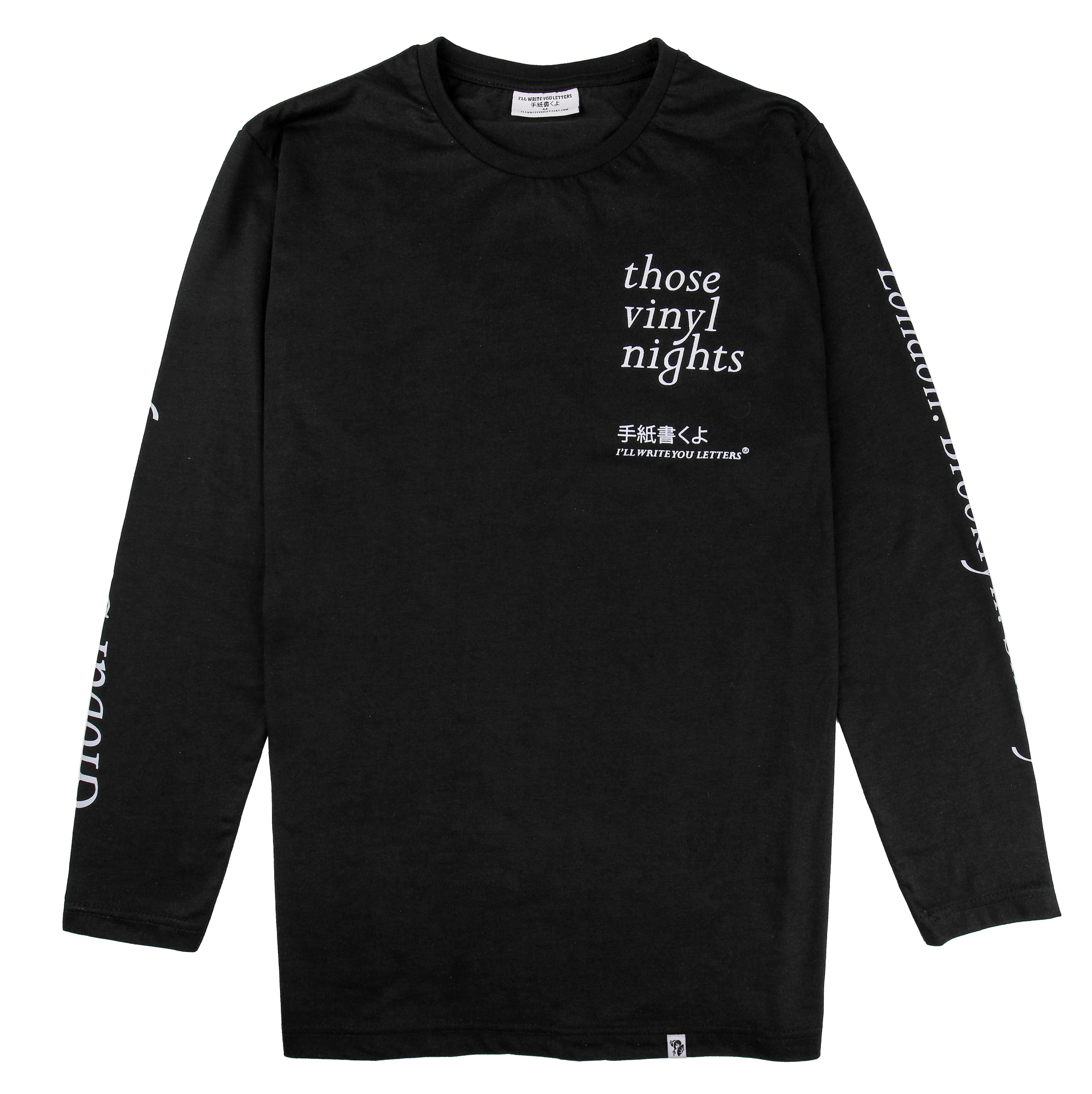 IWYL Kobayashi Records L/S in Black