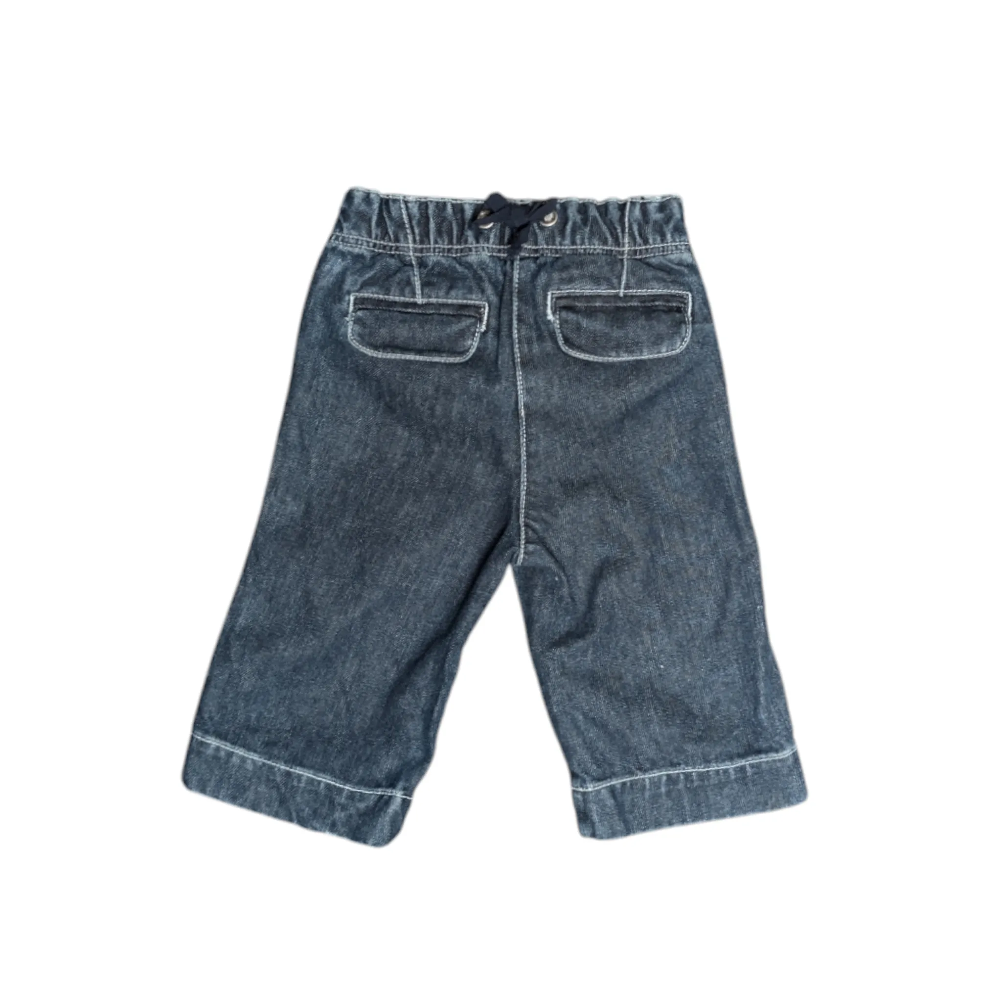 Jacadi Girls Wide Leg Denim Pants