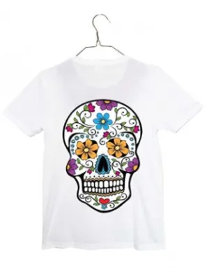 Kid's Day of the Dead White T-shirt