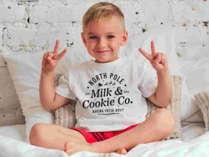 Kids Milk And Cookies T-Shirt
