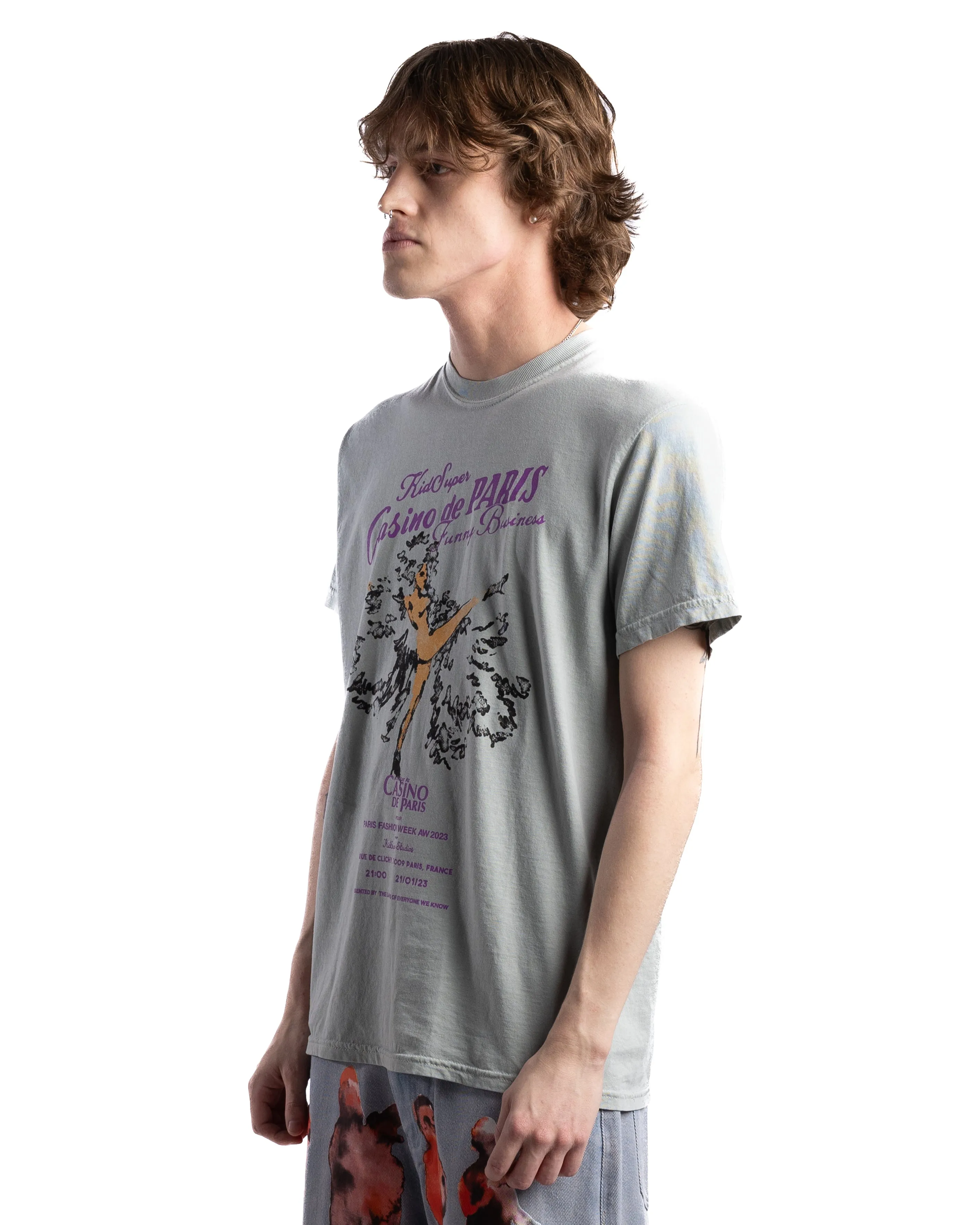 KidSuper Casino De Paris Tee Sage