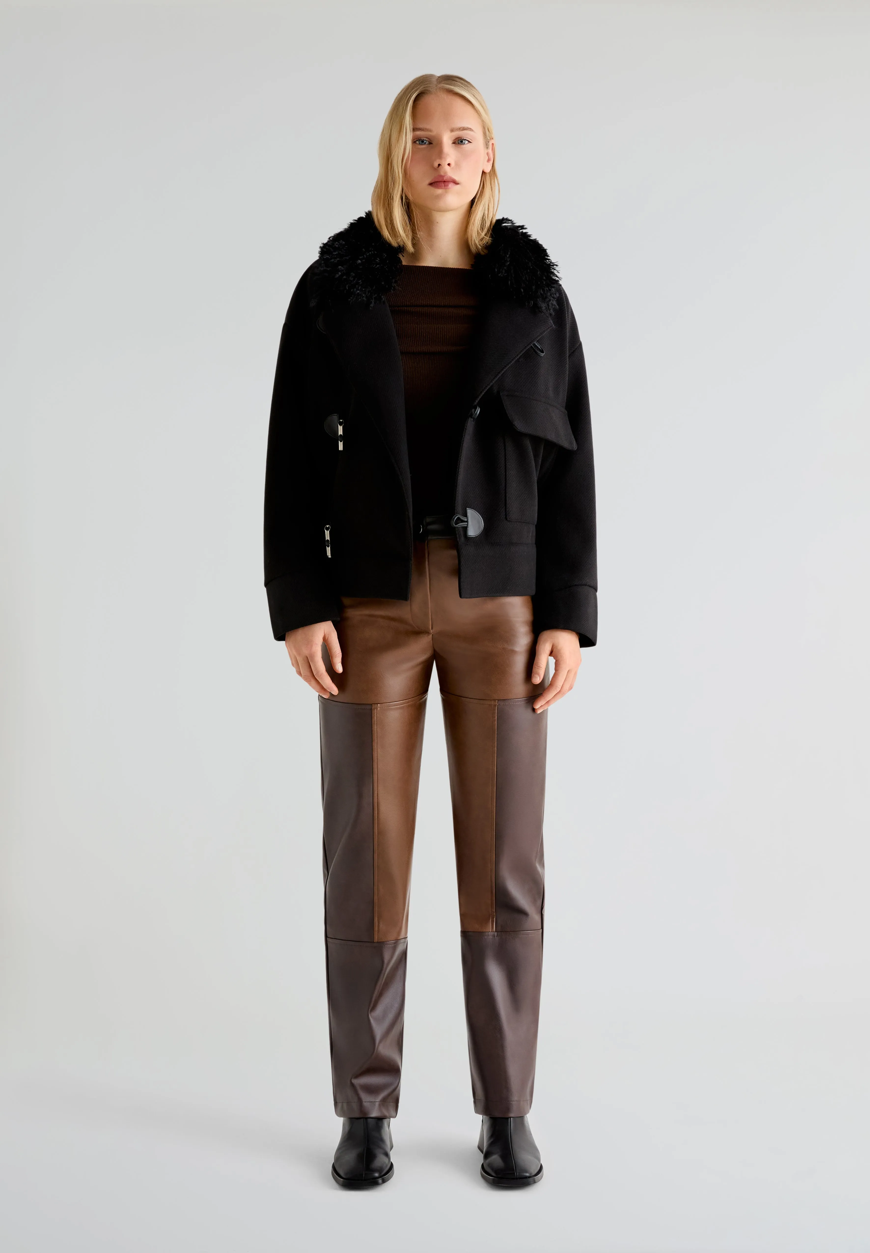 LAAGAM | BUFFALO FAUX LEATHER PANTS