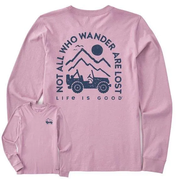 Life is Good Women's Long Sleeve Crusher-LITE Crew Neck Tee - Fall 2023 Collection