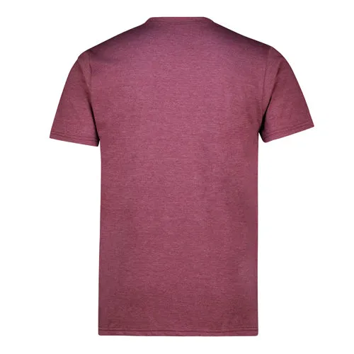Line Art National Sea Rescue Short Sleeve T-Shirt - Maroon