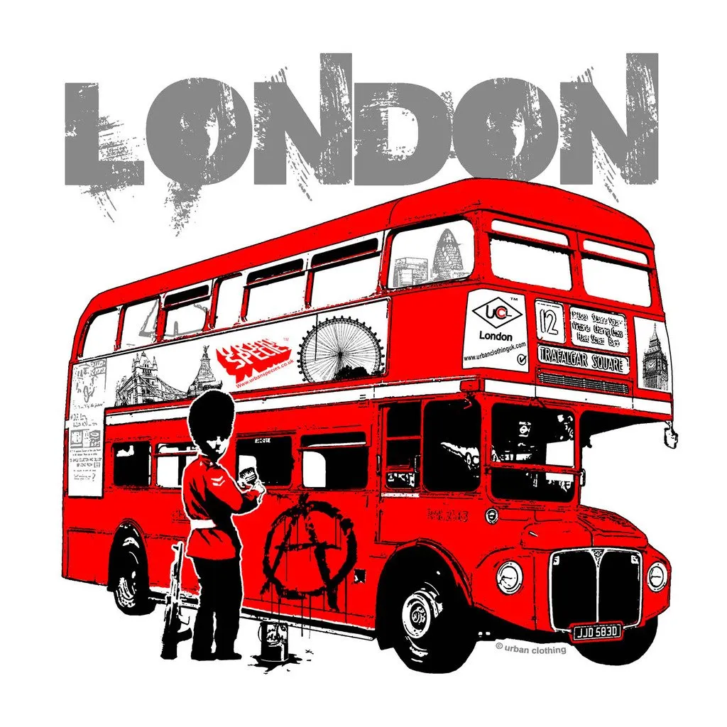 London Anarchy Men's T-shirt (White)