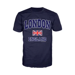 London Union Jack England Men's T-shirt (Navy)
