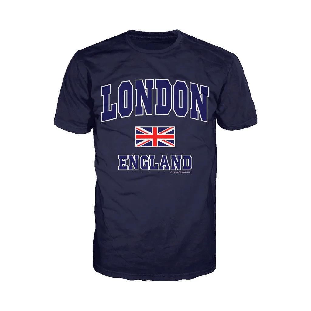London Union Jack England Men's T-shirt (Navy)