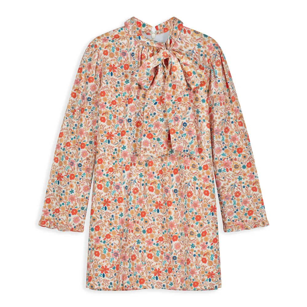 Long Sleeve Gilly Dress -- La Vergne Floral