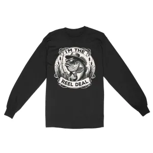 Long Sleeve - I'm the reel deal gift for fisherman A54