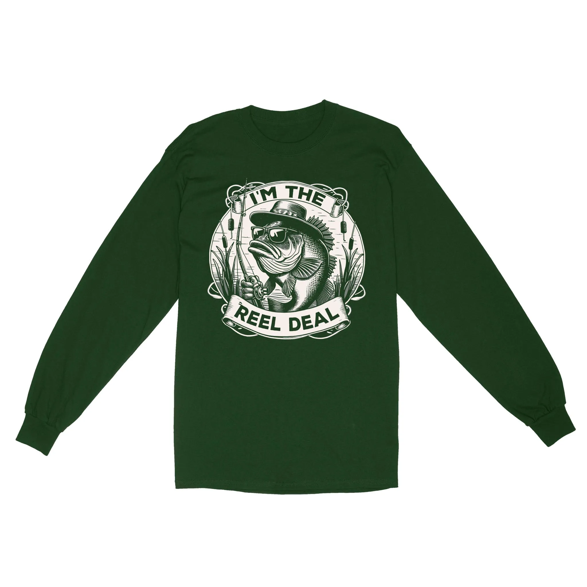 Long Sleeve - I'm the reel deal gift for fisherman A54