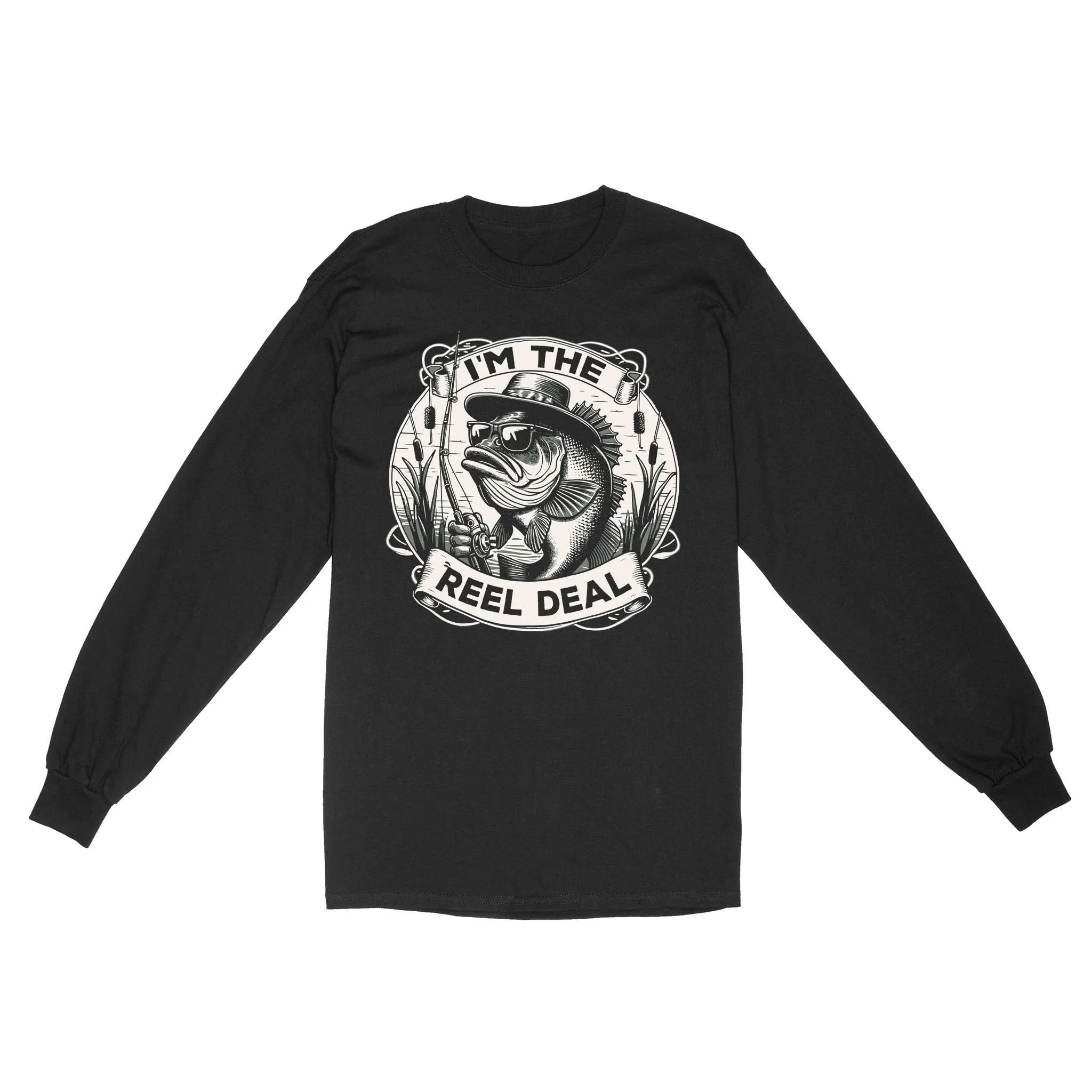 Long Sleeve - I'm the reel deal gift for fisherman A54