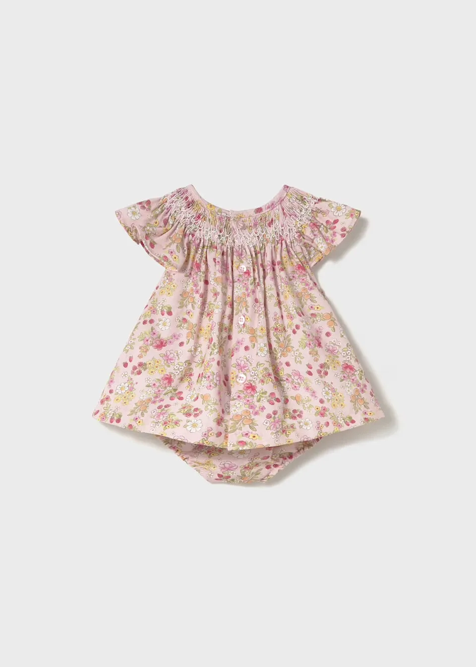 Mayoral Baby Girls Dress 1867 Pink Floral